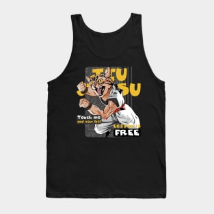 Unleash Your Inner Jiu Jitsu Warrior Anime Tank Top